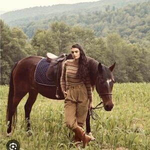 Doen Heirloom Atherton Corduroy Trousers Chestnut Size 6 NWT